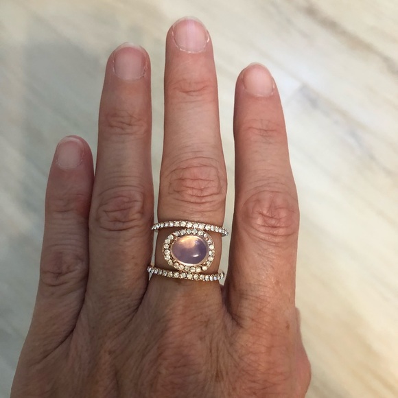 🌟Last one🌟Rose Gold Opal Ring - Picture 2 of 3